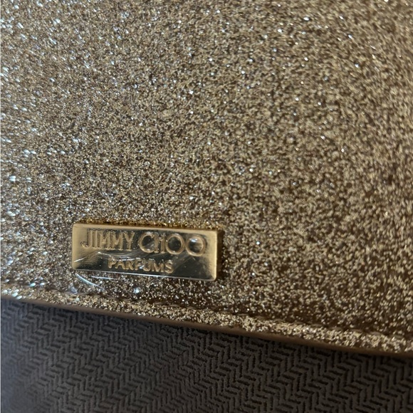 Jimmy Choo Glitter Gold‎ Pouch - Picture 2 of 11